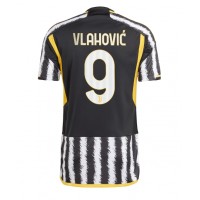 Billiga Juventus Dusan Vlahovic #9 Hemma fotbollskläder 2023-24 Kortärmad
